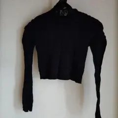 チャコットバレエノーソーイングニット　ショートトップス