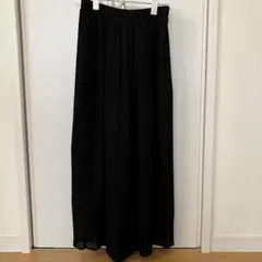 ユニクロシフォンプリーツスカートパンツ