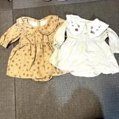 mamaraku * ロンパース2点セット 80