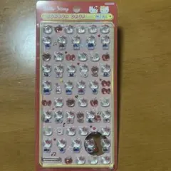 正規品 ハローキティ ボンボンドロップミニ　シール　赤　レッド