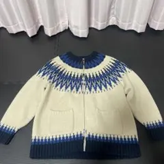 RAGEBLUE:ジップアップセーター(メンズ)