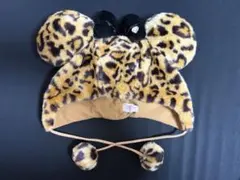 東京ディズニーランド ヒョウ柄ミニーちゃんファンキャップ