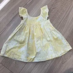 GAP♡花柄 フリルワンピース イエローのサムネイル