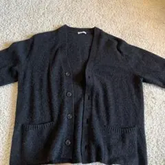 ダークグレー カーディガン Mサイズ