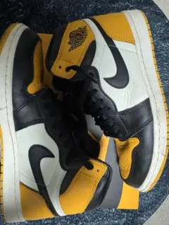 Nike Air Jordan 1 ブラック/イエロー