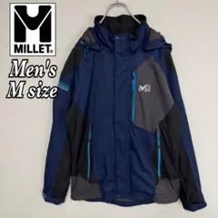 MILLET ミレー パフォーマンス ナイロンジャケット ネイビー メンズ Mのサムネイル