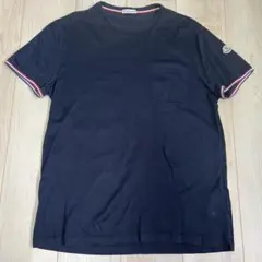 モンクレール　スリムフィット　Tシャツ　ネイビー　紺色　サイズL
