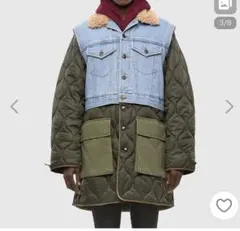 diesel デニムキルティングジャケット