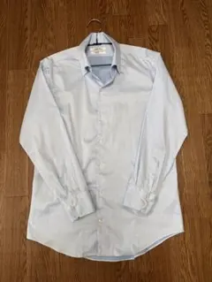 新品同様　SHITATE 洋服の青山 ワイシャツ イタリアンカラー　夏のサムネイル