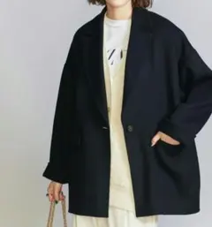 BEAUTY&YOUTH リバー テーラードミドルコート