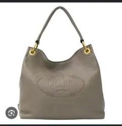 PRADA レザー バッグ グレーのサムネイル