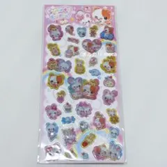 【当時物】 平成レトロ シール ラメ入り うさぎ ねこ