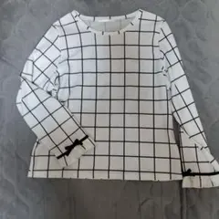 チェック柄長袖トップス ☆大きいサイズの方に☆