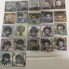 鬼滅の刃 ディフォルメシールウエハース 其ノ十二 セミコンプ 22種　9枚不足