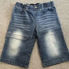 FieldCore デニム風ハーフパンツ 130cm