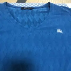 Burberry Black label カットソー　ロンT Ｖネック