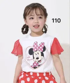 【新品　タグ付き】BABYDALL ミニーマウス　半袖　Tシャツ 110㎝のサムネイル