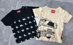 OJICOオジコ Tシャツ　2A 80 2枚セット 元素記号　タンクロールケーキのサムネイル