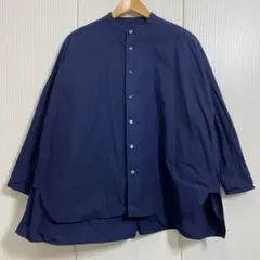 yuni ユニ コットン バンドカラー ワイドシャツのサムネイル