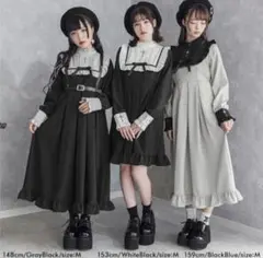 DearMyLove ディアマイラブ クロス刺繍シスターワンピース Mサイズ