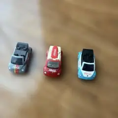 Coca-Cola ミニカー 3台セット