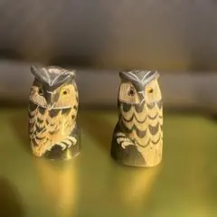 フクロウ置物