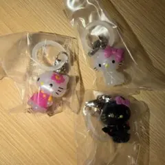 めじるしアクセサリー　ハローキティ　ガチャ　小悪魔　チャーミーキティ　お花