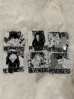 東京卍リベンジャーズ 描き下ろし新体験展 極彩色コミック缶バッジ 6個セット