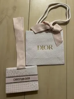 新品未使用　限定品 ディオール バレンタイン ショッパー ギフトボックス リボン