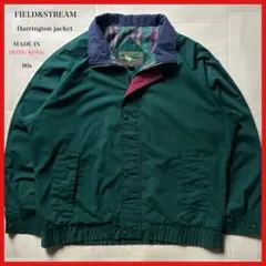 【香港製】 フィールド&ストリーム ハリントンジャケット 裏地チェック XL