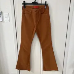 REDCARD BEAMS別注 フレア ストレッチデニムパンツ