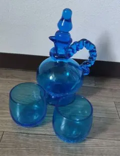 琉球ガラス製デカンタとグラスセット