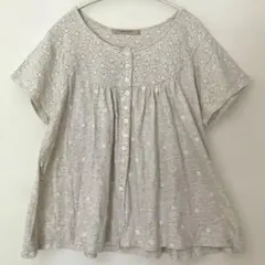 ピュアルセシン★pual ce cin 花刺繍カットソーのサムネイル