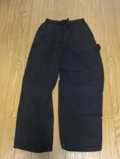 黒いカーゴパンツ ゴムウエスト　Mサイズ　メンズ