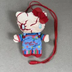 USJ ユニバ ハローキティ チャッキー コラボ パスケース ぬいぐるみのサムネイル