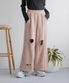 リメイクスウェットワイドパンツ