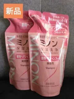 ミノン　 薬用ヘアシャンプー つめかえ用 380ml 2個セットのサムネイル
