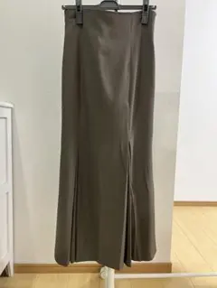 dazzlin バックレースアップ ロングスカート カーキのサムネイル