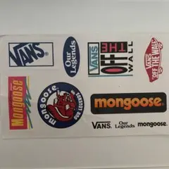 VANS バンズ MONGOOSE マングース コラボ ステッカー 非売品のサムネイル