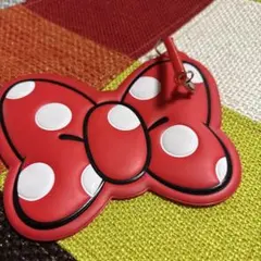 ミニーマウス リボン ラバーキーホルダーのサムネイル