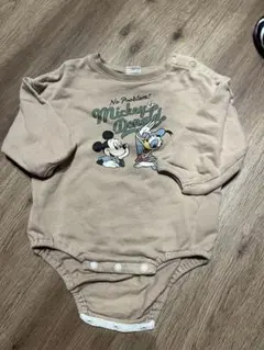 ディズニー　バースデイ　フタフタ　ロンパース　　ベビー服