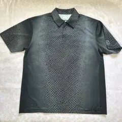Nike メンズMサイズ　DRI-FIT 黒パターンシャツ