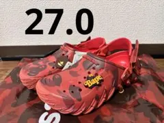 新品未使用】BAPE × CROCS ECHO RED 23cm 即日発送 - メルカリ