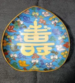 中国美術　七宝　ガラス　美品　八角　皿　パワーアイテム　骨董 アンティーク　蓮 2025年最新】中国工芸七宝皿の人気アイテム - メルカリ