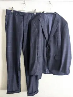 THE SUIT COMPANY　カノニコ　SUPER110's　ネイビースーツ