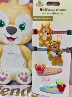 ラスト1点❣️香港ディズニー クッキーアン ヘアゴム&パッチン止め セット