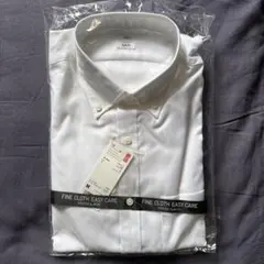 新品 ユニクロ ファインクロス ストレッチスリムフィットオックスフォードシャツ