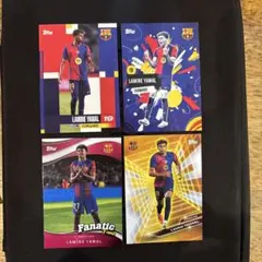 Lamine Yamal ヤマル topps FCバルセロナ 4枚セット