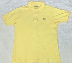 CHEMISE LACOSTE ポロシャツ イエロー　サイズ3 メンズレディース