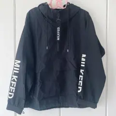 MILKFED. ハーフジップ ブラック ジャケット アウター シャカシャカのサムネイル